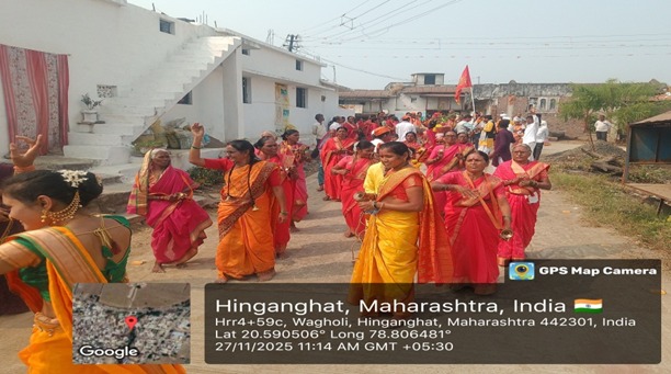 मुखमंत्री समृद्ध पंचायत राज अभियान  बाबत दिंडी 